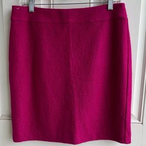Banana Republic exposed Zipper Hot Fushia Skirt